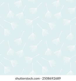 Trendy Tropical Vector nahtloses Muster. Feine Sommerstoffe. Gezeichneter floraler Hintergrund. Löwenzahn Monstera Feder Banane lässt tropische nahtlose Muster. Schönes männliches Hemd weibliche Kleid Textur.