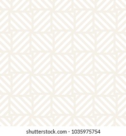 Trendy twill weave Lattice. Abstract Geometric Background Design. Vector Seamless Subtle Pattern.