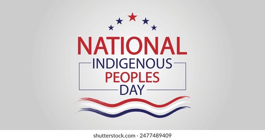 Trendy Typography for Indigenous Peoples Day