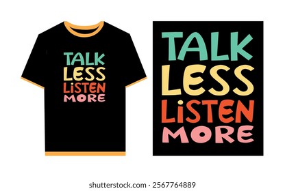 Trendy typography T shirt design template