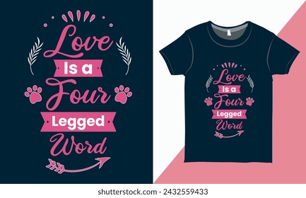 Trendy Typography Tee Shirt Design, Animal Lovers Shirt Vector, Cat Typography Vector