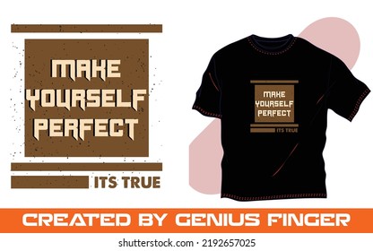 Trendy Typography tshirt vector for pod sites