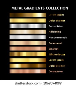 bronze  gradients 