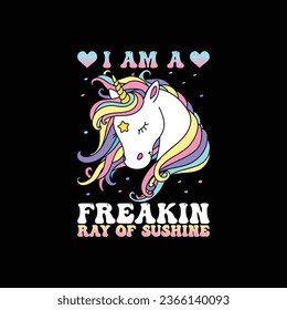 TRENDY UNICORN T SHIRT DESIGN