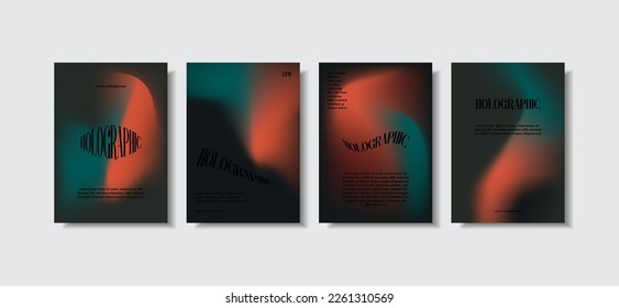 Trendy unique and minimalist vibrant gradient vector design for banner flyers, templates, brand identity, digital marketing