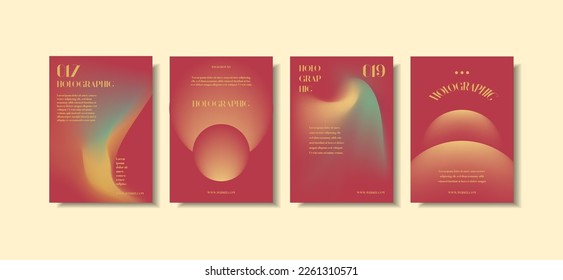 Trendy unique and minimalist vibrant gradient vector design for banner flyers, templates, brand identity, digital marketing