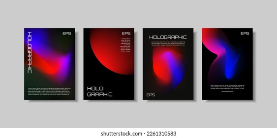 Trendy unique and minimalist vibrant gradient vector design for banner flyers, templates, brand identity, digital marketing