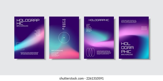 Trendy unique and minimalist vibrant gradient vector design for banner flyers, templates, brand identity, digital marketing