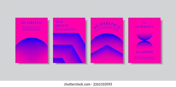 Trendy unique and minimalist vibrant gradient vector design for banner flyers, templates, brand identity, digital marketing