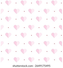 Trendy Valentine's Day banner. Concept of minimalist background with typography design, colorful hearts for Valentine's Day party, banner, card, ads, branding, cover, sale, social media.