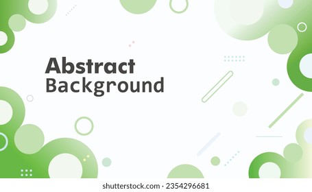 Trendy vector abstract circles background wallpaper template