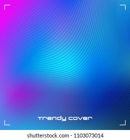 Trendy vector background. Abstract mesh design. Future geometric patterns