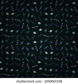 Trendy vector background. On gray, black and blue colors. Colorful seamless pattern with candy abstract geometric style.