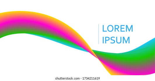 Trendy vector background with overflow.  trend colors.  place for text.  web, banner.  isolated white background.  eps 10