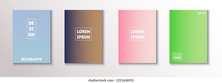 Trendy Vector Cover Design, Minimal Futuristic Music Poster. Green, Pink, Blue, Gray Geometric Blend Presentation, Notebook Print. Textured Minimal Business Cover. Hi-Tech Futuristic Journal Template