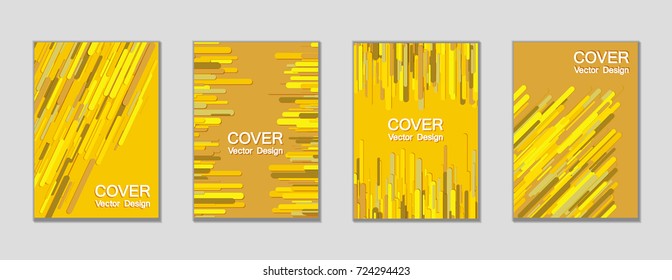 Trendy vector cover page layout. Vector minimalist brochure geometric templates, modern rounded shapes tech pattern composition, dynamic background. Creative trendy colors tech cover backgrounds. 