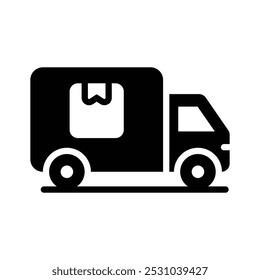 Vetor moderno da van de entrega no estilo de design moderno
