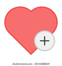 Diseño vectorial de moda para añadir corazón