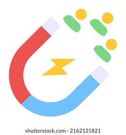 Trendy vector design of attract users