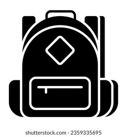      Trendy vector design of backpack 
