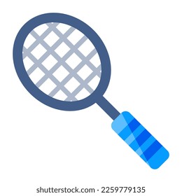 Trendy vector design of badminton 
