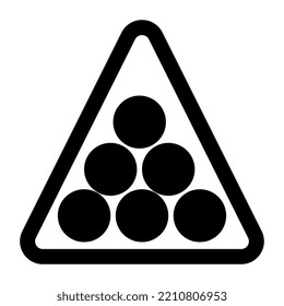 A trendy vector design of billiard balls