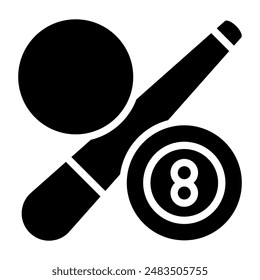 Un diseño de Vector de moda de juego de billar