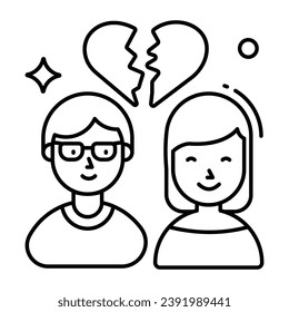 Trendy vector design of breakup