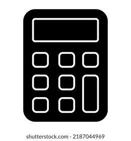 Diseño vectorial de moda de la calculadora