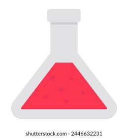 Diseño de Vector de moda del experimento químico