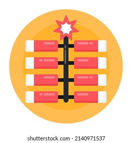Un moderno diseño vectorial de los fuegos artificiales chinos 

