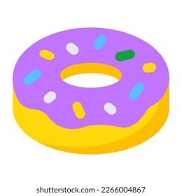 Trendy Vektordesign von Donut