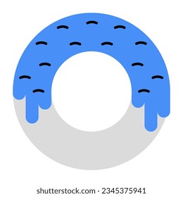 Trendy Vektordesign von Donut