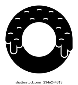 Trendy Vektordesign von Donut