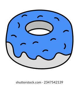 Trendy Vektordesign von Donut