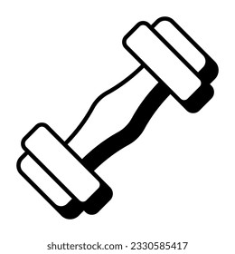 A trendy vector design of dumbbells