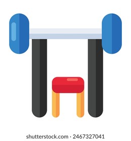 A trendy vector design of dumbbells