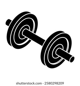 A trendy vector design of dumbbells