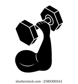 A trendy vector design of dumbbells