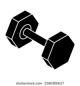 A trendy vector design of dumbbells