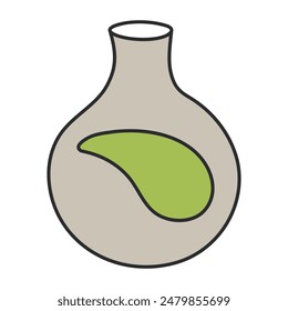      Diseño de moda del Vector del frasco del eco

