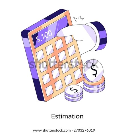 Trendy vector design of financial estimation