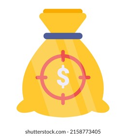 Trendy vector design of financial target