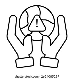 Design vetorial moderno de erro global