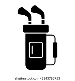 Trendy vector design of golf bag 