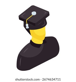 Diseño de Vector de moda del graduado