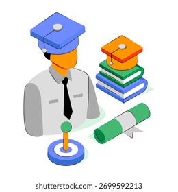 Diseño de Vector de moda del graduado
