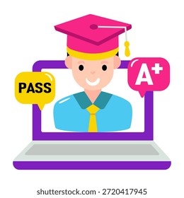 Diseño de Vector de moda del graduado