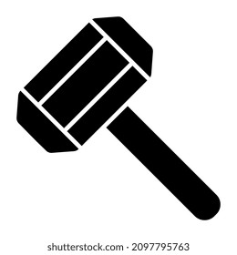Diseño vectorial de moda del martillo de gimnasio

