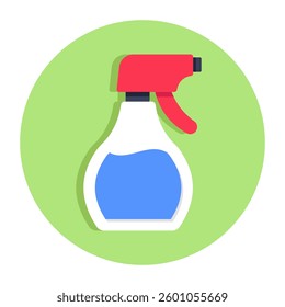Trendy vector design of hair spray